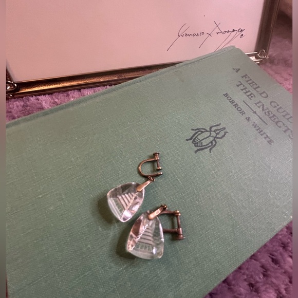 Antique Screw-Back Earrings - Picture 2 of 16